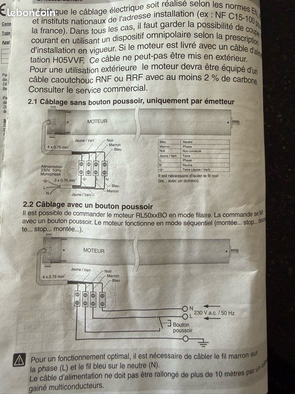 Moteur volet roulant 10NM Delta Dore Rollia (image 3)