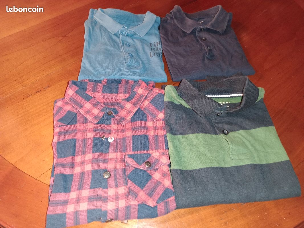 Lot de 4 vêtements garçon, taille 8 ans (image 1)