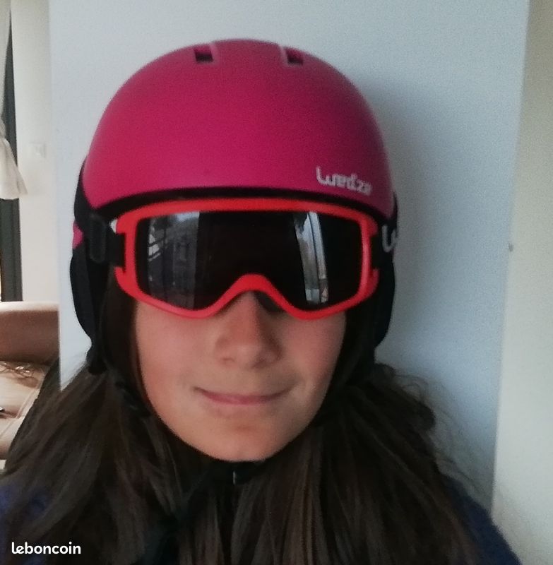 Casque De Ski Enfant XS/S (47-51 Cm) - Léger 300g, Support Lunettes, Réglable, Pour Snowboard Skate