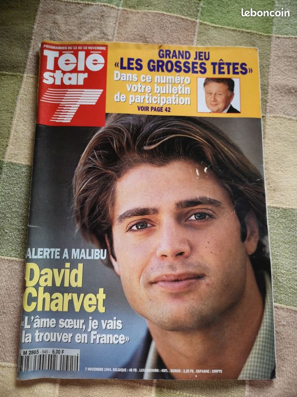 Télé Star N° 945 David Charvet - Malibu (image 1)