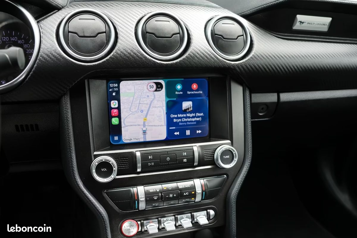 FORD Mustang EcoBoost Shelby GT500 Style 2.3 Turbo 314 ch – CarPlay – LED – Caméra (image 18)
