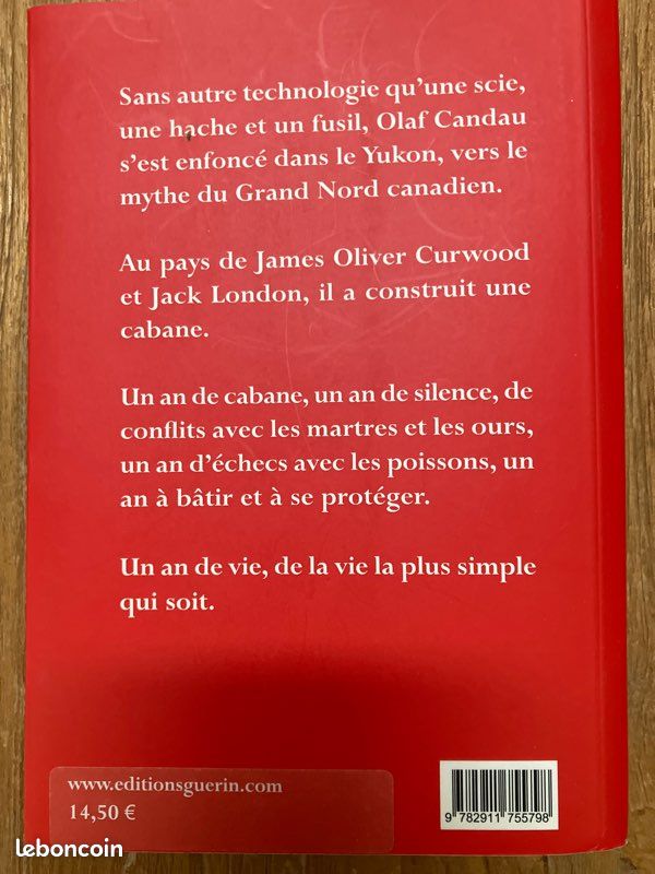 Livre un an de cabane édit Guerin (image 3)
