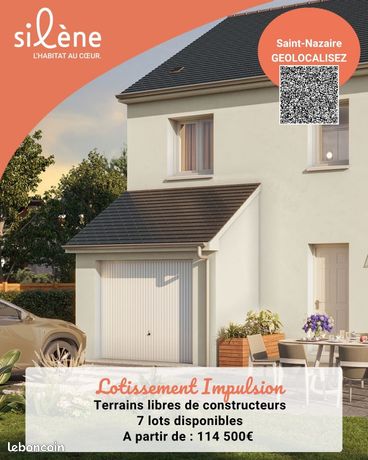 Terrain 220 m² Saint-Nazaire