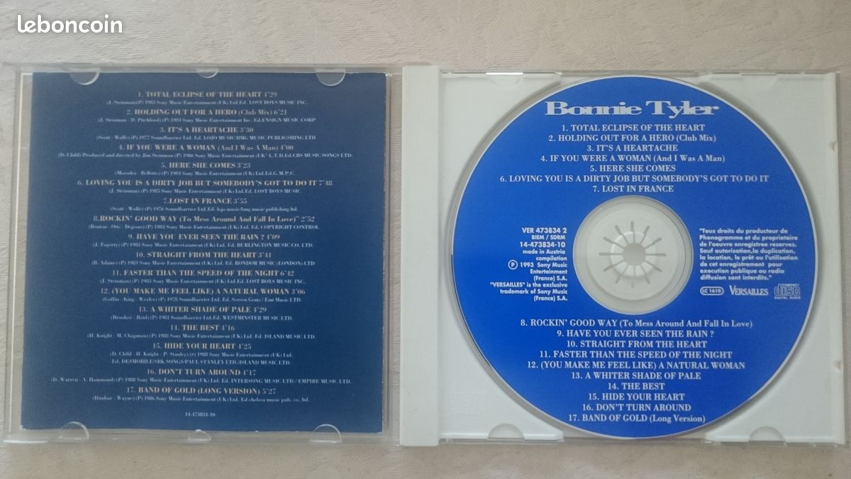 CD Bonnie Tyler - The Best (image 2)