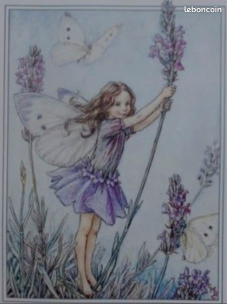 Figurine vintage fée des fleurs (image 8)