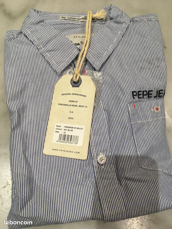 Chemise pepe jeans neuve 10 ans (image 2)