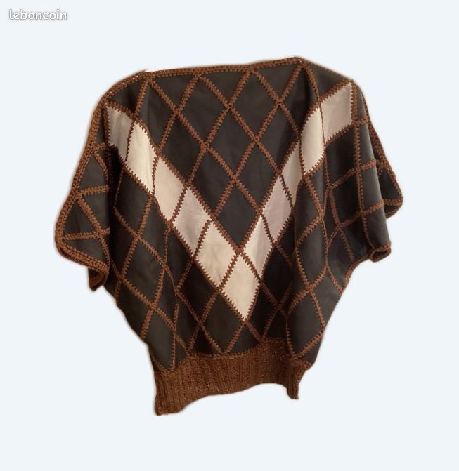 Pull cuir vintage Vêtements