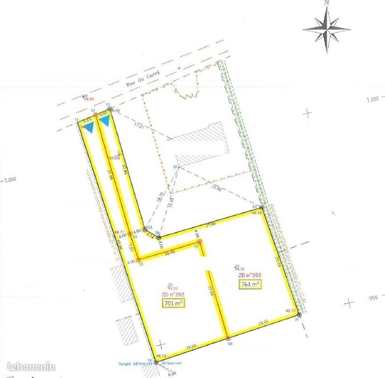 Terrain 701 m² · à Tourville-sur-Sienne · 701 m² · 46 500 €