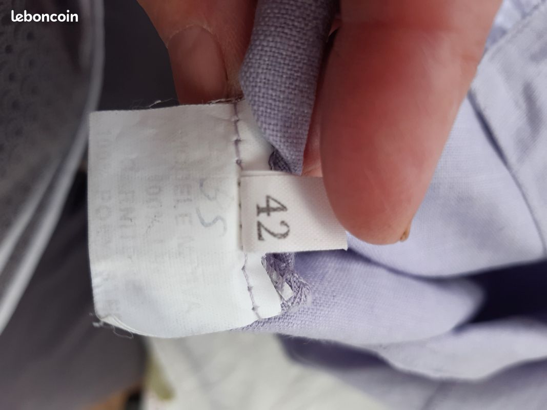 Veste ou chemise Féminité Paris, lilas taille 42 (image 4)