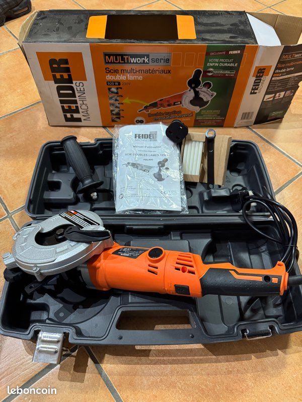 Scie mutimateriaux double lame dans coffret FDL900 FEIDER (image 2)