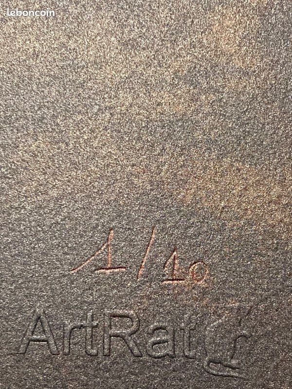 ARTRAT : Superbe œuvre 50x70 cm. Vendue encadrée et certifiée (image 7)