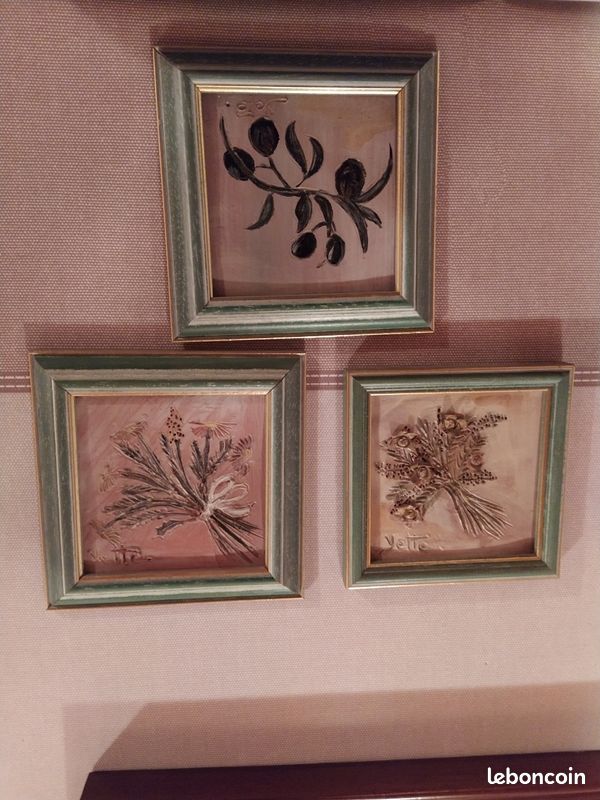 Tableau lot de trois (image 1)