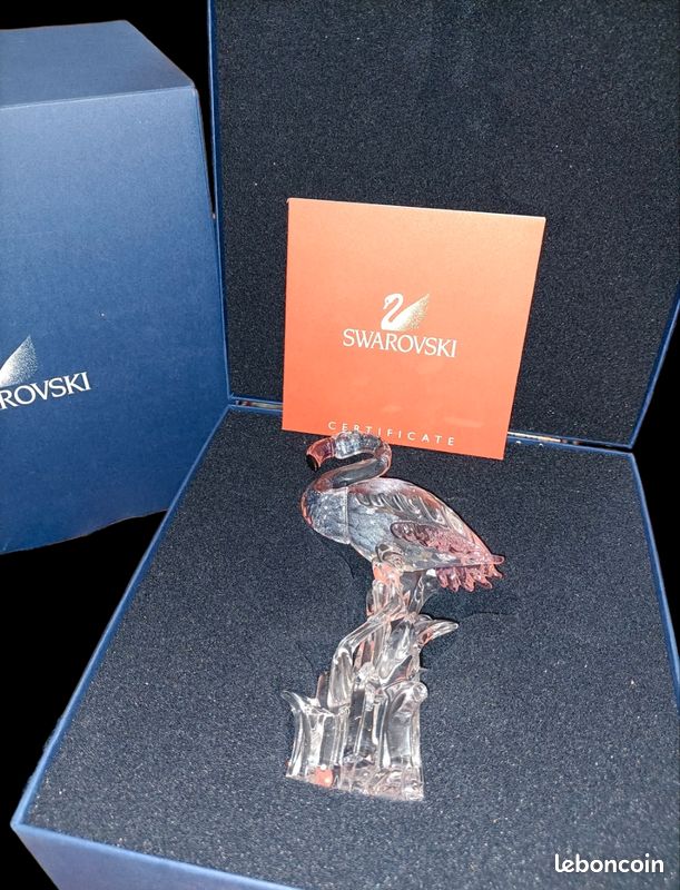 SWAROVSKI figurine en cristal flamant rose 289733 (image 4)