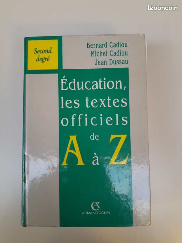 Education textes officiels de A à Z Second degré (image 1)