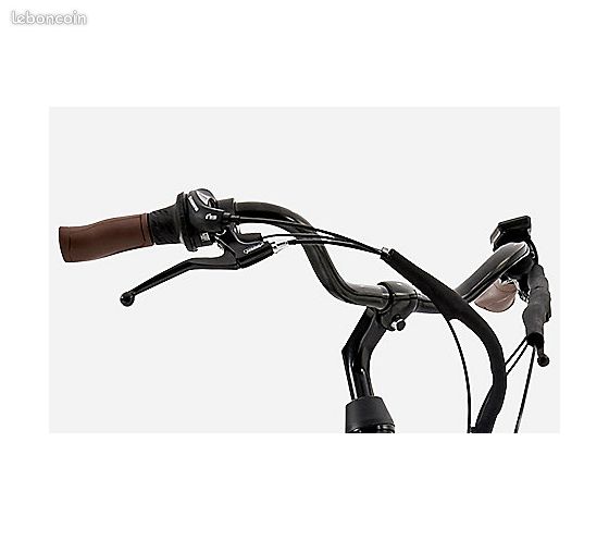 Vélo de ville électrique adulte E-City 50 NOIR NAKAMURA (image 3)
