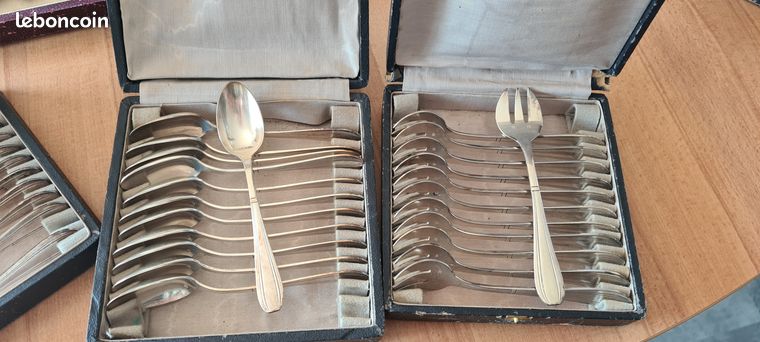 Coffret 12 Fourchettes à Dessert – Métal Argenté – Art De La Table