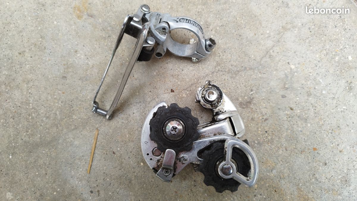 Paire De Dérailleurs Shimano 600 Arabesque Vintage - Pour Vélo Ancien
