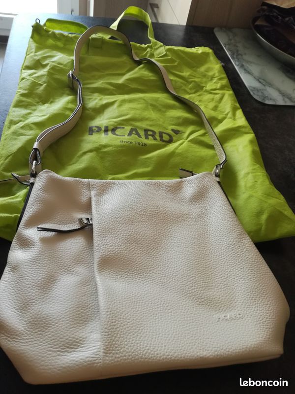 Sac cuir bandouliere marque picard (image 3)