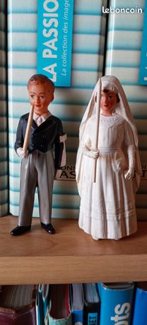 Poupée Petitcollin Communiant – Celluloïd, 17.5cm, 1939 (état Neuf, Jamais Joué)