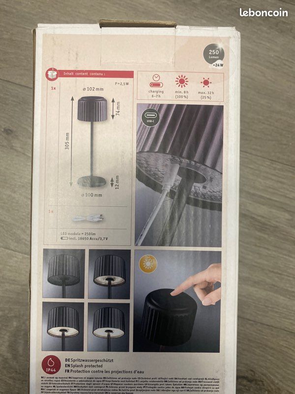 Lampe solaire à recharge USB, c’est Paulman (image 2)