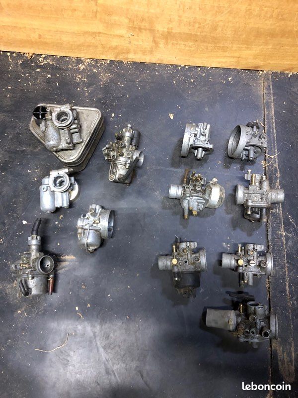 Lot de 12 carburateur Gurtner Dell’orto etc mob mobylette (image 1)