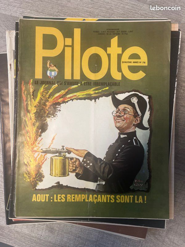 22 magazines de BD « Pilote ». Année : 1973 (image 2)