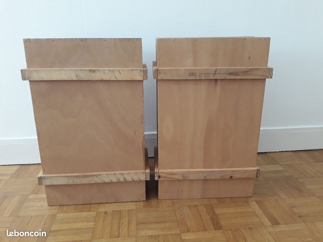 1 lot de 2 caisses en bois (image 10)