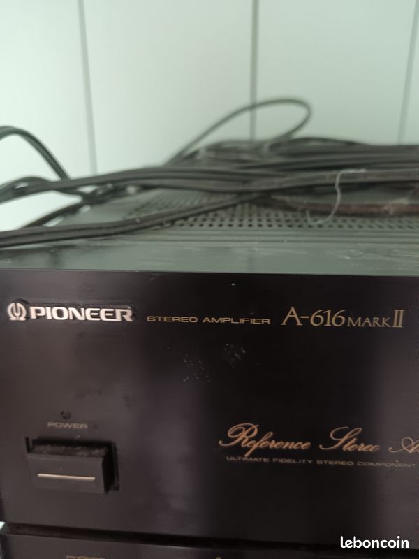 Lot d'enceintes DITTON Célestion 66 de 1976. Avec ampli Pionneer A-616 MarkII, un lecteur CD Pionneer PD6030, un ampli tuner radio Sansui T-700L, et un double lecteur cassette Kenwood KXf-w6010 (image 9)