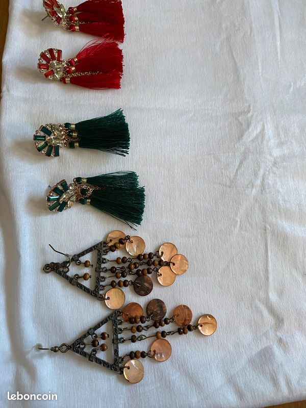 Boucles d’oreilles 2 l’unité (image 2)
