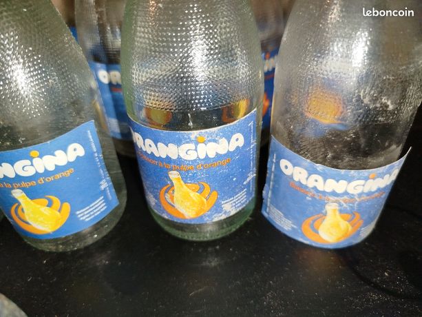 Porte paille Orangina vintage - Ressourcerie Histoires Sans Fin