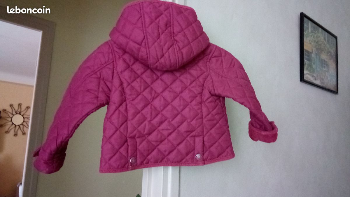 Anorak rose 18/24 mois (Lvgp) (image 1)