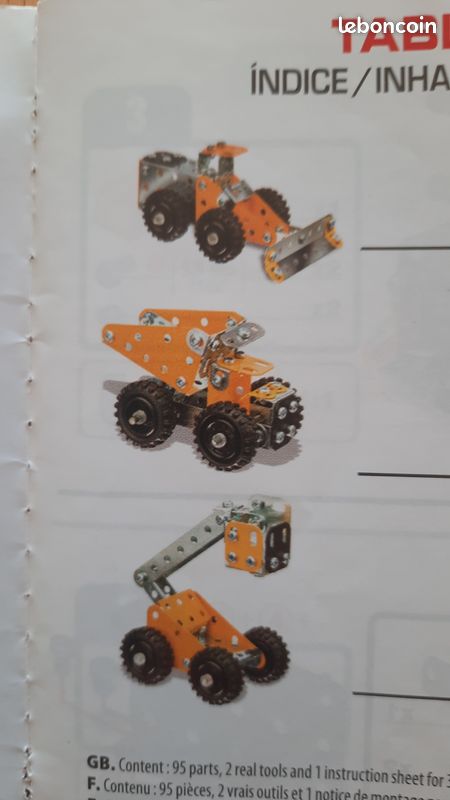 Meccano construction – Trouvez le meilleur prix