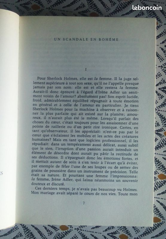 Le cycle Sherlock Holmes : Les aventures de Sherlock Holmes Robert Laffont 1975 (image 8)