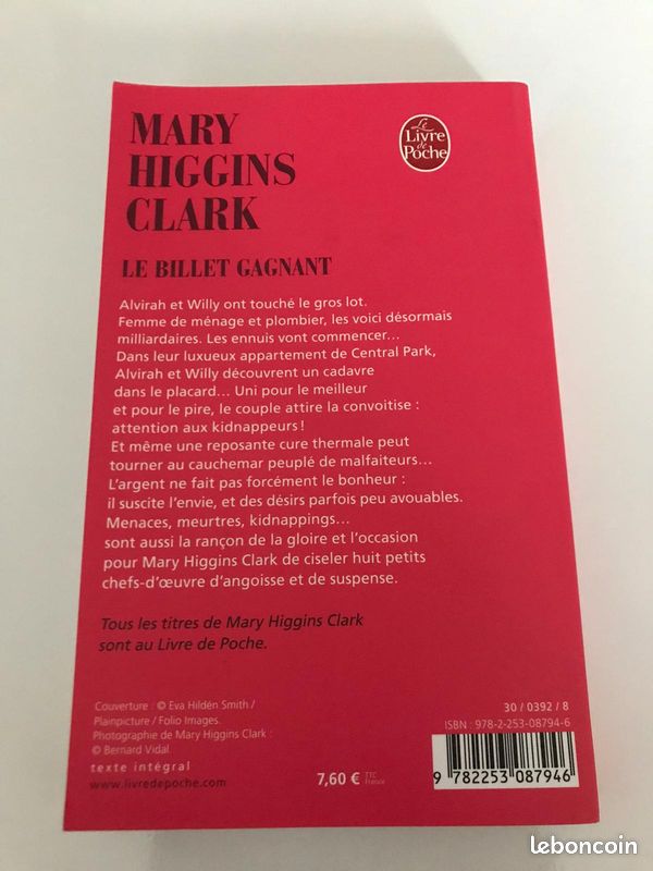 MARY HIGGINS CLARK - Le billet gagnant (image 2)