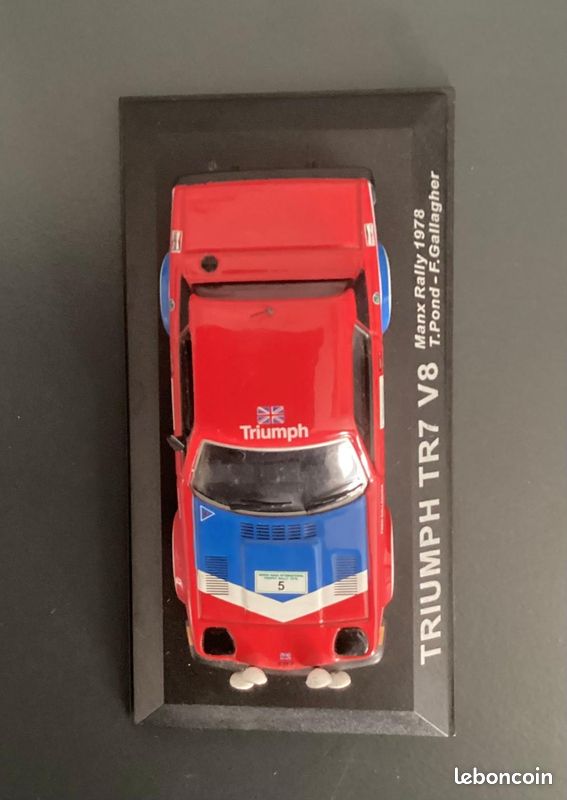 Modèle Réduit Triumph TR7 V8 #24 RAC Rally 1977 - IXO 1/43 - Neuf