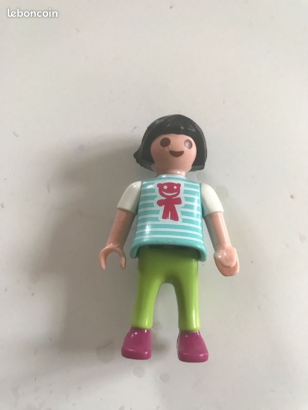 PLAYMOBIL 70136 enfant fille de la niche avec bouvier ferme chien city maison (image 1)