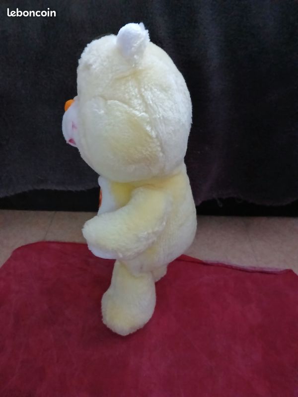 PELUCHE BISOUNOURS CARE Bears GROSGATEAU Birthday bear Vintage 18 cm années 80' EUR 16,99
