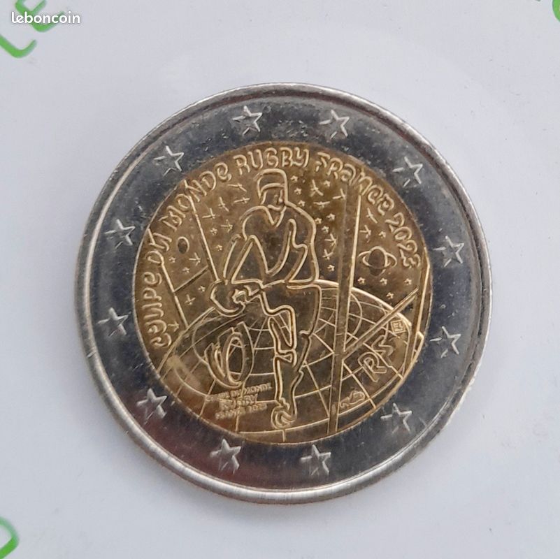 Pièce 2 euros Coupe du monde Rugby 2023 (image 1)