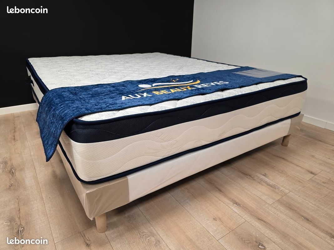 Destockage matelas sommier pieds. Livraison gratuite. Paiement 4x (image 4)