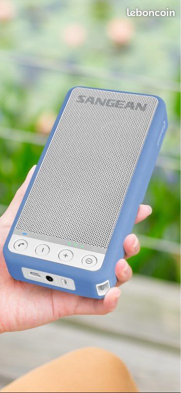 Enceinte Bluetooth Sangean - Blutab BTS-101, couleur bleu (image 4)