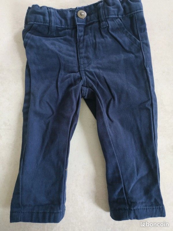 Lot pantalon, t-shirt, gilet 3 mois - garçon (image 5)
