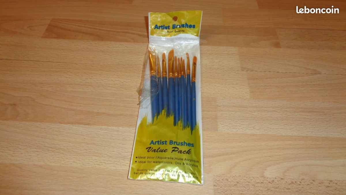 Aniyoo Lot De 20 Pinceaux De Peinture Pour Le Visage Pour Enfants