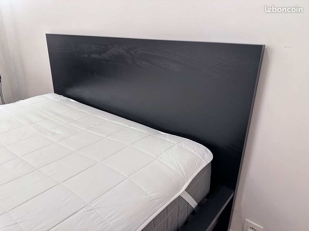 Ensemble cadre de lit MALM + matelas VESTERÖY (140x200 cm) (image 2)