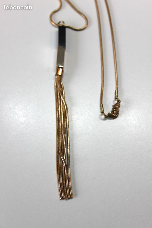 Long collier avec pendentif (bijoux fantaisie) (image 4)