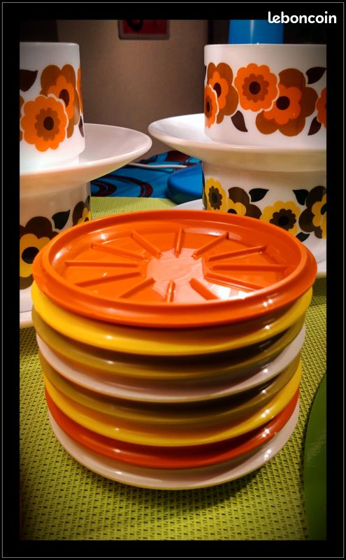 đ¶ Lot de 4 dessous de verres TUPPERWARE (image 5)