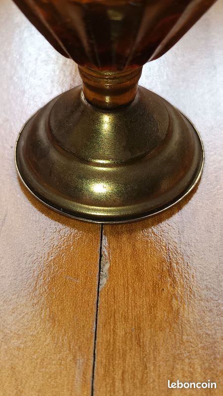 Lampe à Huile Vintage En Verre Avec Miroir - Style Ancien Laiton, Lanterne Paraffine Pour Intérieur, Balcon, Camping & Décoration Noël
