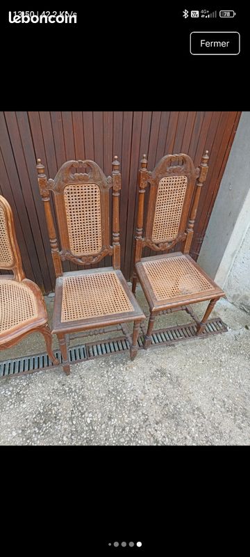 Lot de 7 chaises à restaurer (image 6)