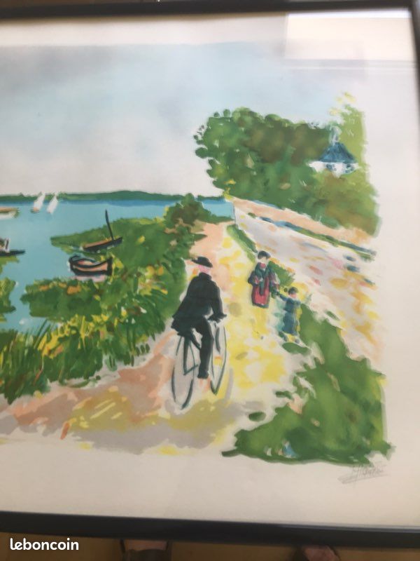 Très jolie et lumineuse Lithographies de J Gicot (image 5)