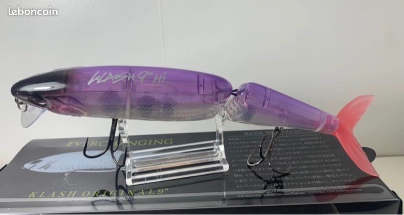 Leurre Swimbait DRT KLASH9 Hi Float 4oz - Fabriqué Au Japon - Neuf