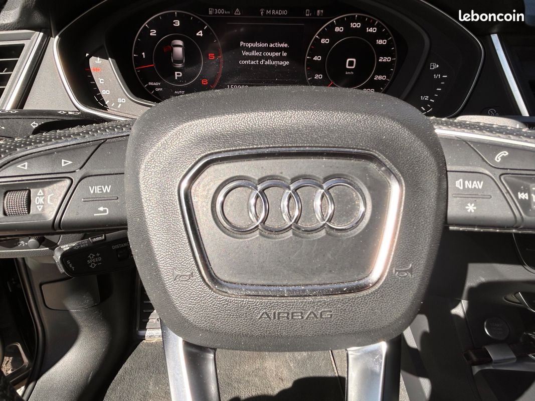 Audi q5 3.0 v6 tdi 286ch tiptronic 8 quattro s line - attelage élèctrique - carplay (image 28)